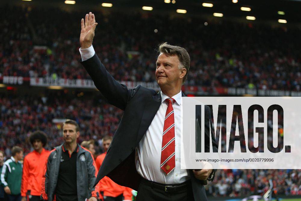 Louis Van Gaal, manager of Manchester United ManU - Manchester United vs. Club Brugge - UEFA Champion s League Play Off - Old Trafford - Manchester - 18 08 2015 Pic Philip Oldham SportImage .
