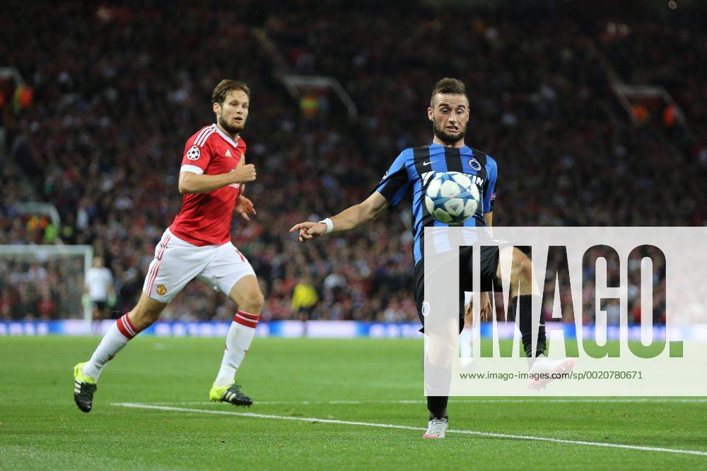 - MANCHESTER, UNITED KINGDOM: Club s Tuur Dierckx pictured in action during a soccer game between British club Manchester United ManU FC and Belgian team Club Brugge KV in Manchester, United Kingdom, Tuesday 18 August 2015, the first leg of the play-offs for the UEFA Champions League competition. BRUNOxFAHY x04682754x