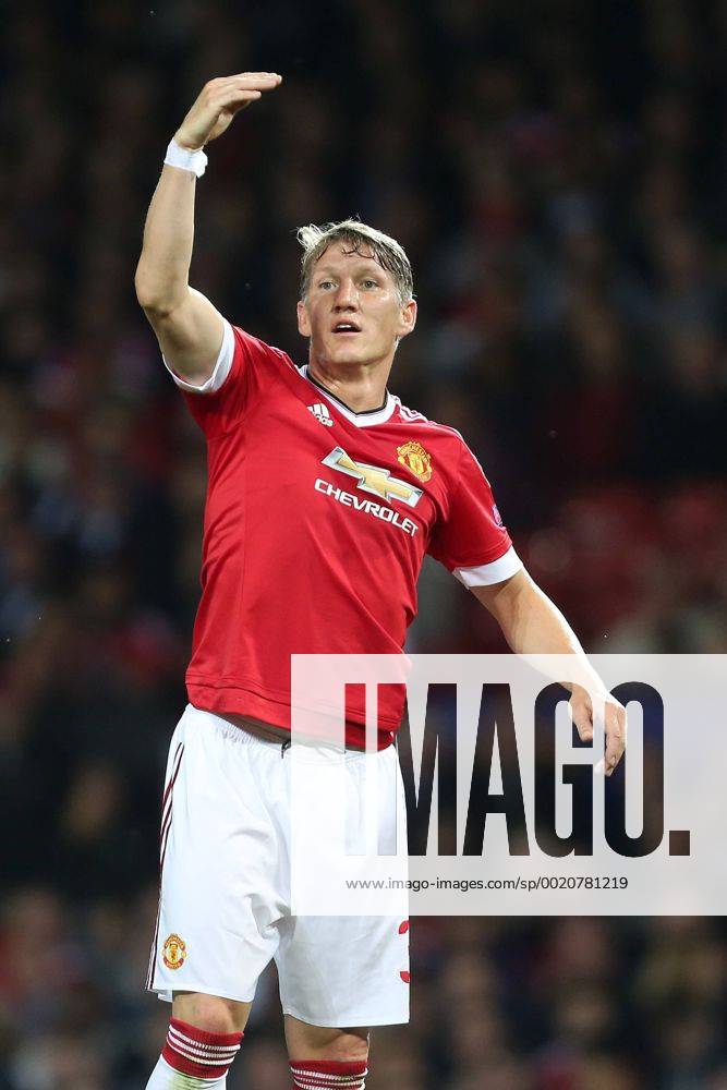 Bastian Schweinsteiger of Manchester United ManU - Manchester United vs. Club Brugge - UEFA Champion s League Play Off - Old Trafford - Manchester - 18 08 2015 Pic Philip Oldham SportImage .