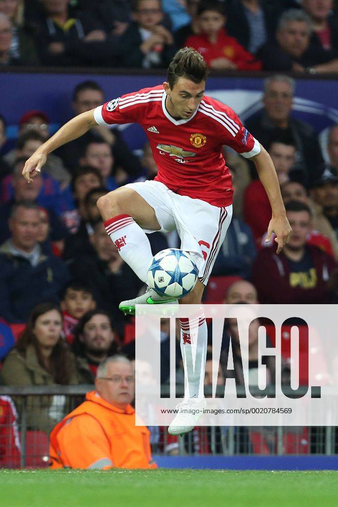 Matteo Darmian of Manchester United ManU - Manchester United vs. Club Brugge - UEFA Champion s League Play Off - Old Trafford - Manchester - 18 08 2015 Pic Philip Oldham SportImage .