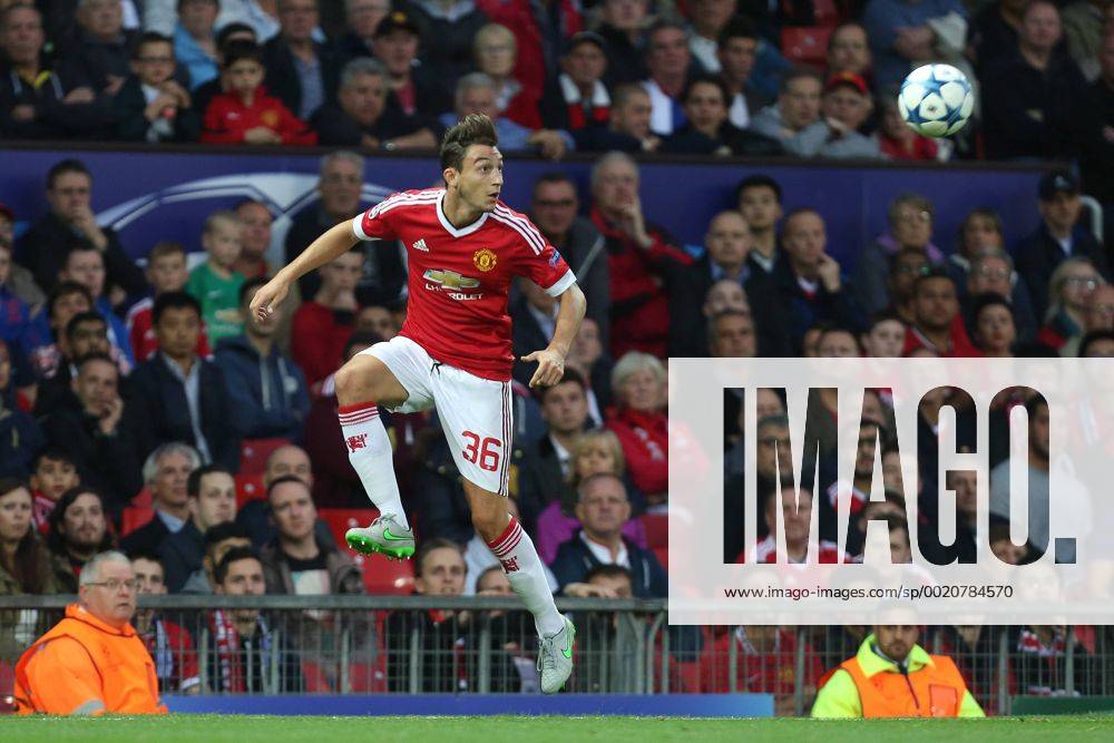 Matteo Darmian of Manchester United ManU - Manchester United vs. Club Brugge - UEFA Champion s League Play Off - Old Trafford - Manchester - 18 08 2015 Pic Philip Oldham SportImage .