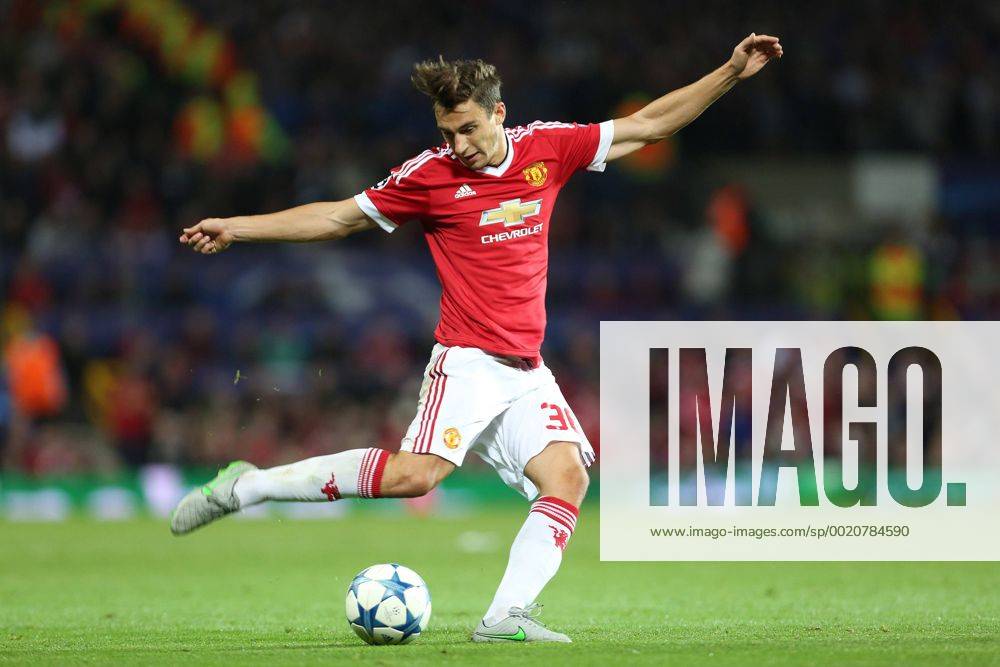 Matteo Darmian of Manchester United ManU - Manchester United vs. Club Brugge - UEFA Champion s League Play Off - Old Trafford - Manchester - 18 08 2015 Pic Philip Oldham SportImage .