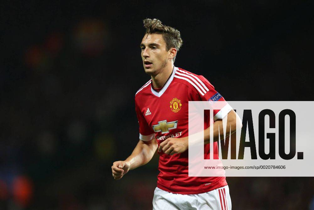 Matteo Darmian of Manchester United ManU - Manchester United vs. Club Brugge - UEFA Champion s League Play Off - Old Trafford - Manchester - 18 08 2015 Pic Philip Oldham SportImage .