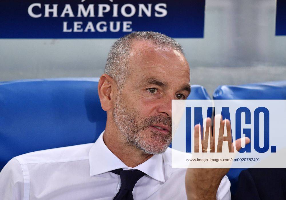 Champions League Saison 2015 2016 Qualifikation 18.08.2015 Lazio Rom - Bayer 04 Leverkusen Trainer Stefano Pioli (Lazio Rom)