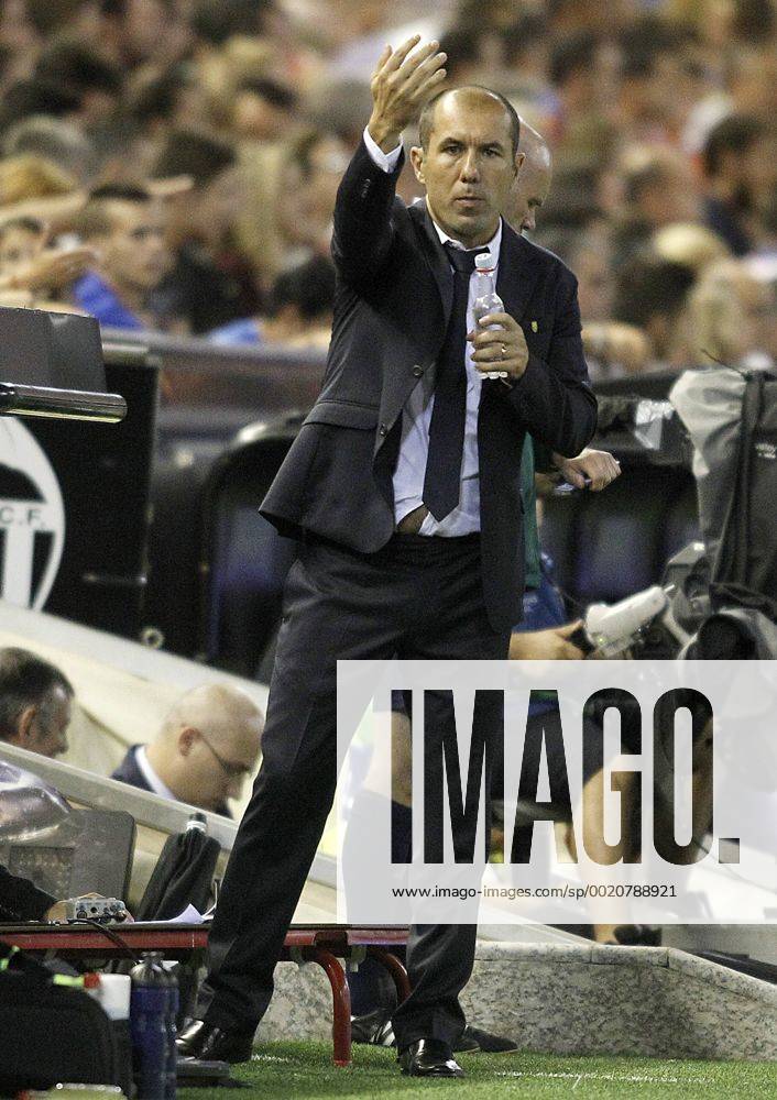 AS Monaco FC s coach Leonardo Jardim during Champions League 2015 2016 Play-Offs 1st leg match. August 19,2015. (2015081942)