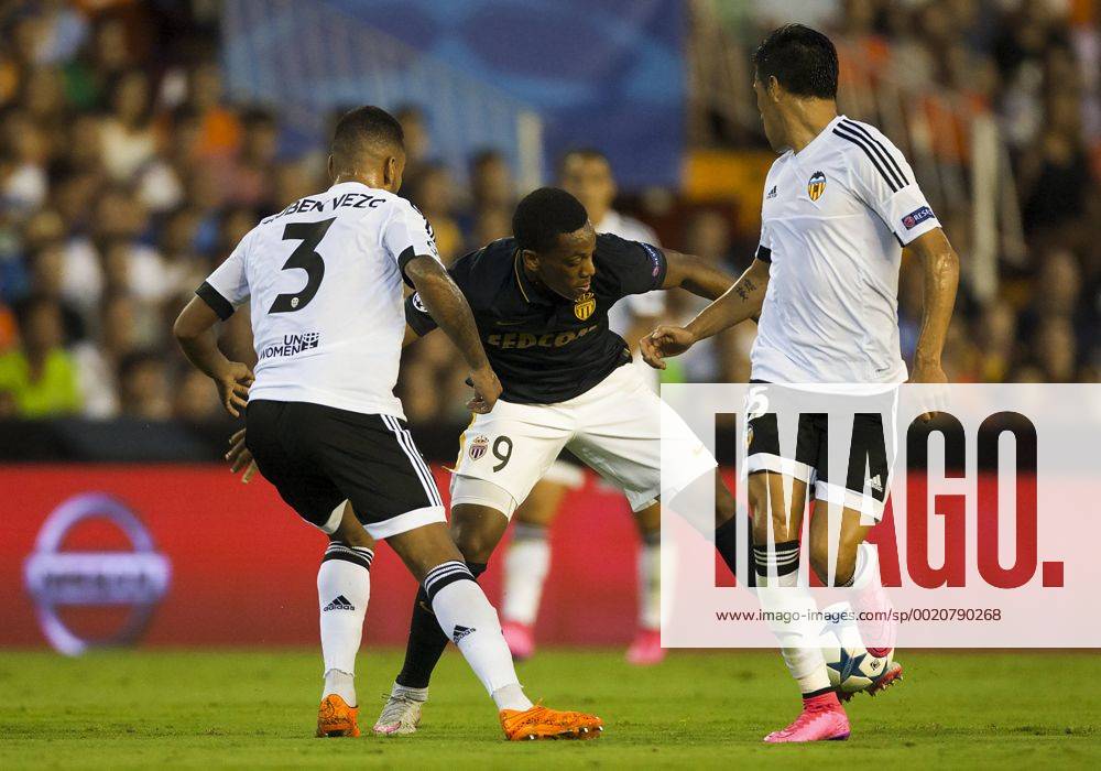 Aug. 19, 2015 - Valencia, Valencia, Spain - Valencia, SPAIN - August 20: Anthony Martial, Vezo during the match between Valencia CF against AS Monaco, play-off round Champions League, first leg, in Mestalla stadium. (Photo: Valencia CF - AS Monaco - ZUMAn230