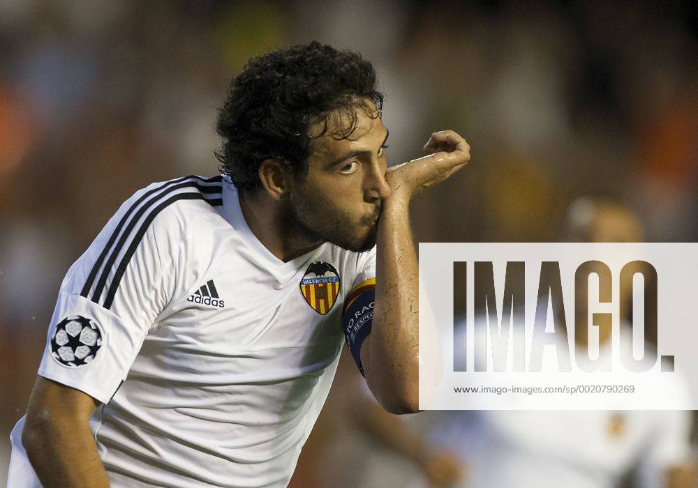 Aug. 19, 2015 - Valencia, Valencia, Spain - Valencia, SPAIN - August 20: Dani Parejo during the match between Valencia CF against AS Monaco, play-off round Champions League, first leg, in Mestalla stadium. (Photo: Valencia CF - AS Monaco - ZUMAn230