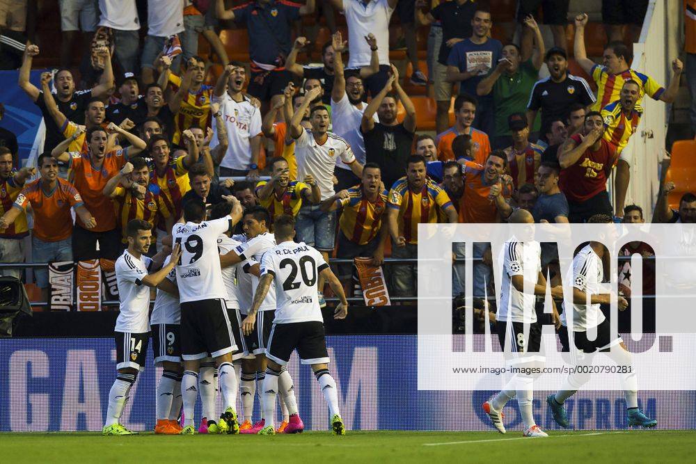 Aug. 19, 2015 - Valencia, Valencia, Spain - Valencia, SPAIN - August 20: Rodrigo during the match between Valencia CF against AS Monaco, play-off round Champions League, first leg, in Mestalla stadium. (Photo: Valencia CF - AS Monaco - ZUMAn230