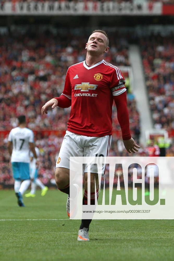 Wayne Rooney of Manchester United ManU looks dejected - Manchester United vs. Newcastle United - Barclay s Premier League - Old Trafford - Manchester - 22 08 2015 Pic Philip Oldham SportImage .