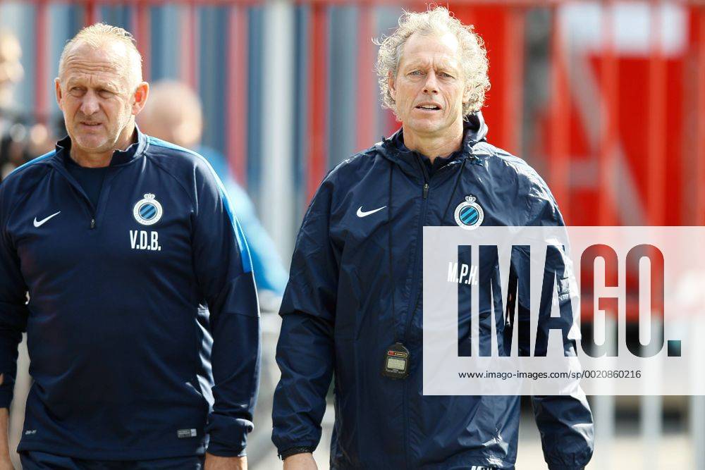 - BRUGGE, BELGIUM: Club s assistant coach Stan Van den Buijs and Club s head coach Michel Preud homme pictured during a training session of Club Brugge KV, in Brugge, Tuesday 25 August 2015. Tomorrow Belgian first league soccer team Club Brugge will play the return game of the play-offs of the Uefa Champions League competition against British soccer club Manchester United ManU FC. Manchester United won the first leg 3-1. BRUNOxFAHY x04686802x