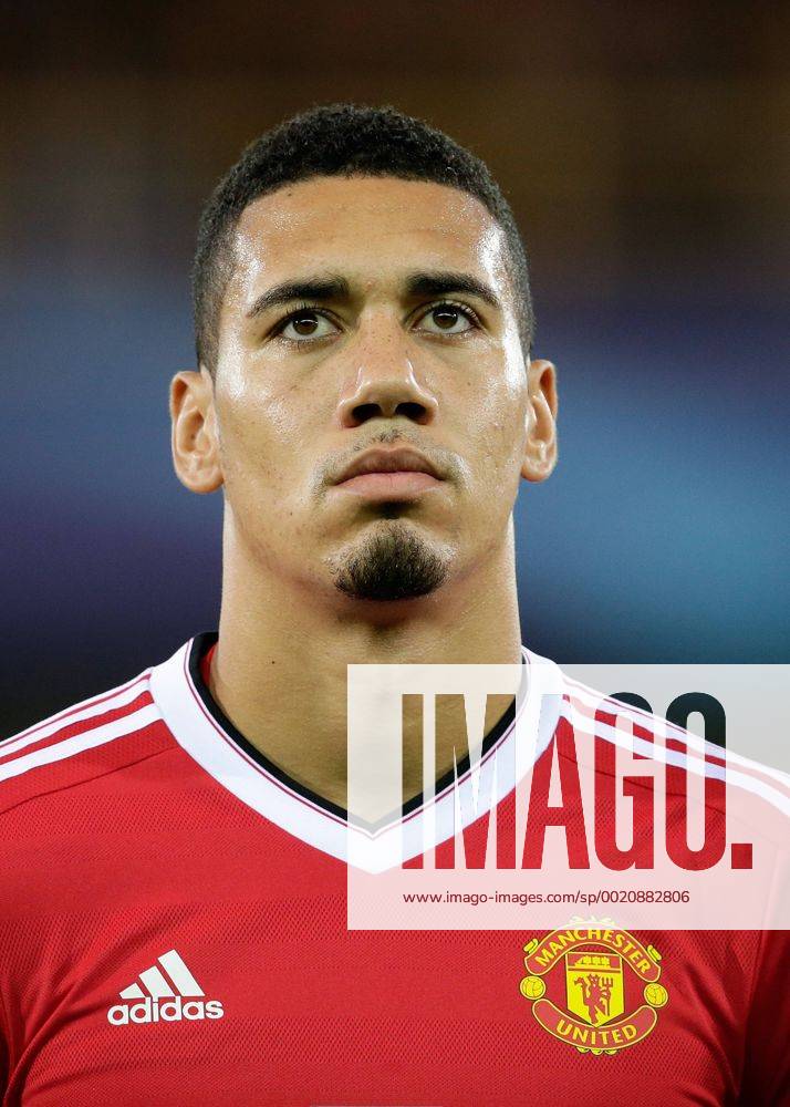 Chris Smalling of Manchester United ManU during the UEFA Champions League play-offs match between Club Brugge and Manchester United on August 26, 2015 at the Jan Breydel stadium in Brugge, Belgium. Club Brugge v Manchester United Champions league play-offs 2015 2016 IMAGESx VerhoevenxIVx 4241415