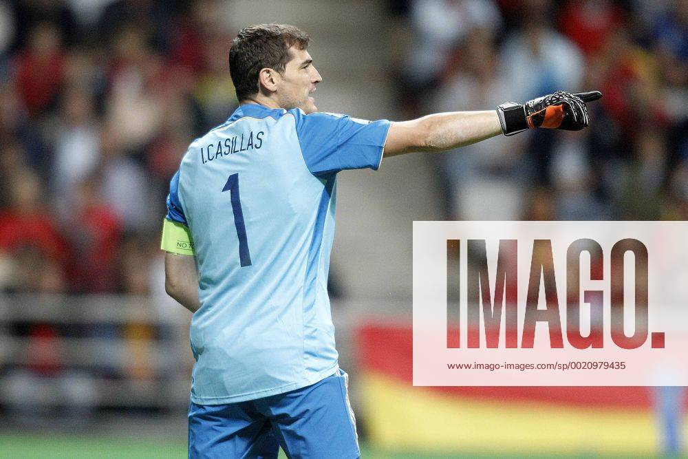 Spain s Iker Casillas during 15th UEFA European Championship EM Europameisterschaft Qualifying Round match. September 5,2015. (2015090571)