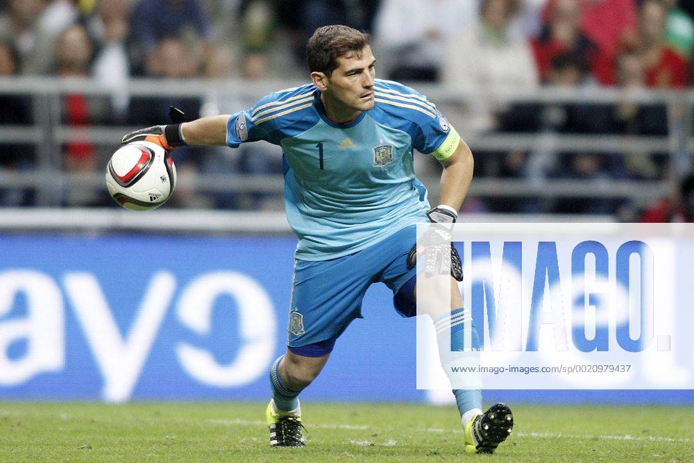 Spain s Iker Casillas during 15th UEFA European Championship EM Europameisterschaft Qualifying Round match. September 5,2015. (2015090573)