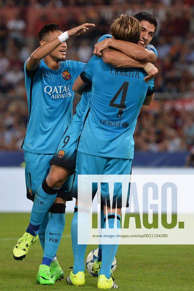 Rom, Italien - Fussball, Champions League, AS Rom vs. FC Barcelona: Luis Suarez