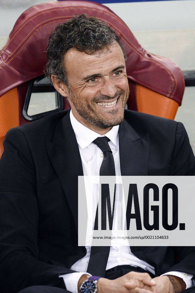 Rom, Italien - Fussball, Champions League, AS Rom vs. FC Barcelona: Luis Enrique