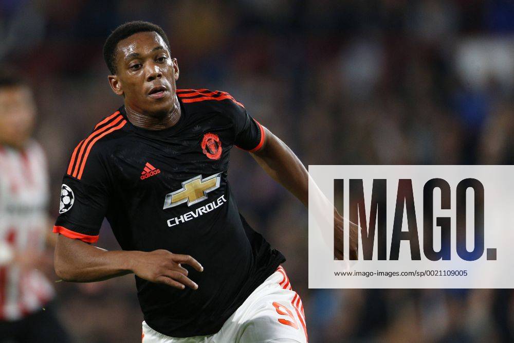 Anthony Martial of Manchester United ManU FC during the UEFA Champions League group B match between PSV Eindhoven and Manchester United on September 15, 2015 at the Philips stadium in Eindhoven, The Netherlands. PSV Eindhoven v Manchester United UEFA Champions League 2015 2016 JeroenxPutmansxIVx 4337140