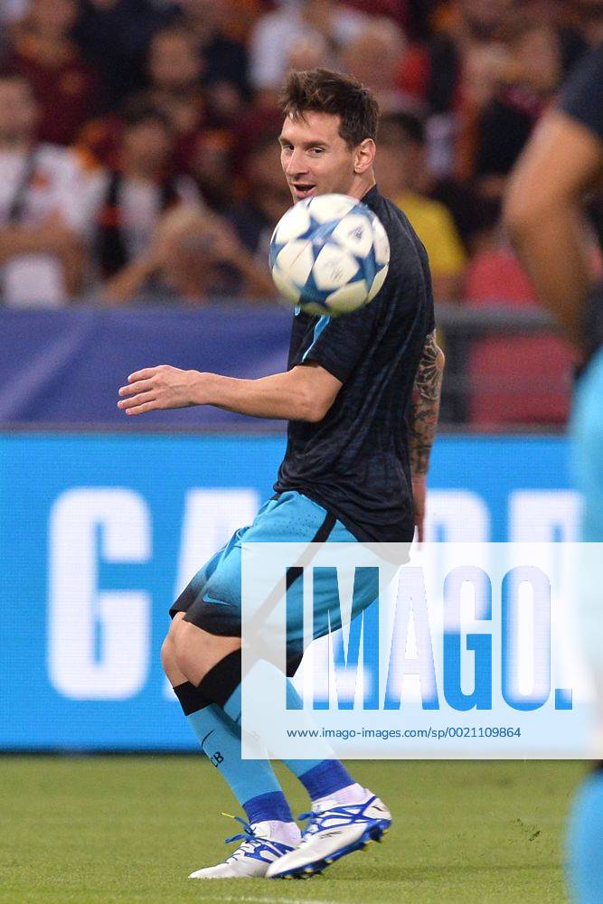 Lionel Messi Barcelona. Roma 16-09-2015 Stadio Olimpico Football Calcio Champions League 2015 2016 Group Stage - Group, AS Roma vs. FC Barcelona Barca AntoxBaldassarre