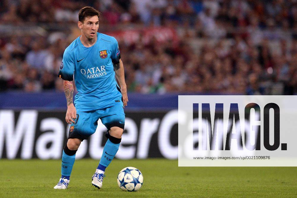 Lionel Messi Barcelona. Roma 16-09-2015 Stadio Olimpico Football Calcio Champions League 2015 2016 Group Stage - Group, AS Roma vs. FC Barcelona Barca AntoxBaldassarre