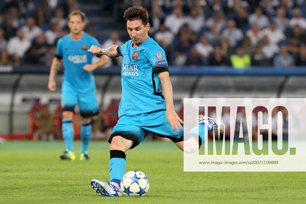 Lionel Messi Barcelona Roma 16-09-2015 Stadio Olimpico Football Calcio Champions League 2015 2016 Group Stage - Group, AS Roma vs. FC Barcelona Barca lucaxpagliaricci