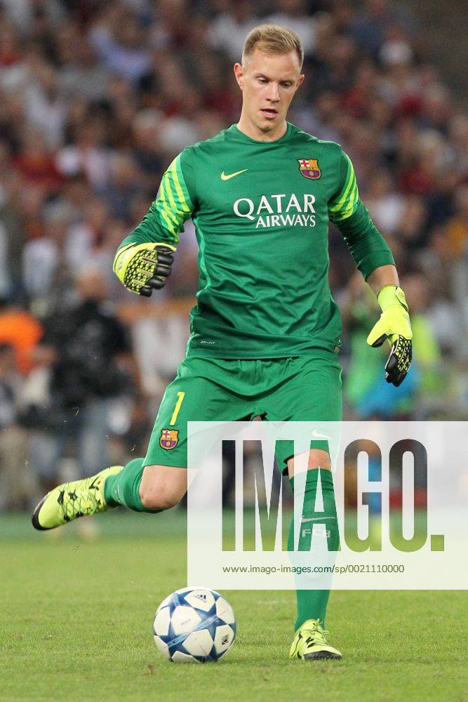 Marc-Andre Ter Stegen Barcelona Roma 16-09-2015 Stadio Olimpico Football Calcio Champions League 2015 2016 Group Stage - Group, AS Roma vs. FC Barcelona Barca lucaxpagliaricci