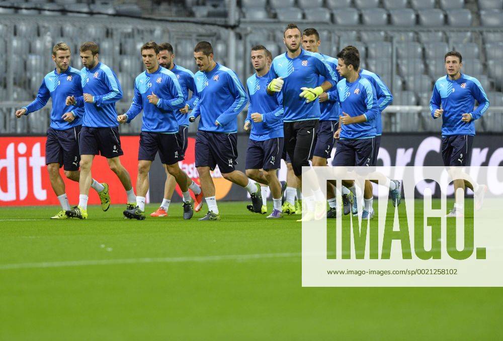 GNK Dinamo training 28.09.2015., Allianz Arena, Muenchen, Germany - Training GNK Dinamo day before the the second round of Group F of the Champions League match between FC Bayern - GNK Dinamo. MarkoxLukunic PIXSELL