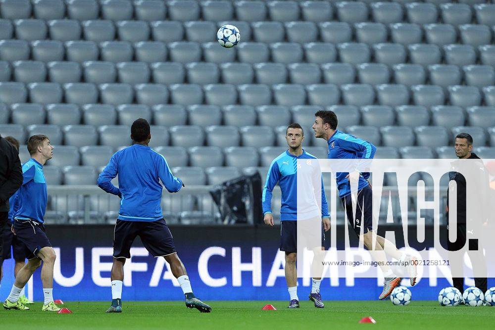 GNK Dinamo training 28.09.2015., Allianz Arena, Muenchen, Germany - Training GNK Dinamo day before the the second round of Group F of the Champions League match between FC Bayern - GNK Dinamo. Angelo Henriquez. GoranxStanzl PIXSELL