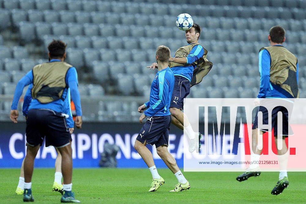 GNK Dinamo training 28.09.2015., Allianz Arena, Muenchen, Germany - Training GNK Dinamo day before the the second round of Group F of the Champions League match between FC Bayern - GNK Dinamo. Alexandru Matel. GoranxStanzl PIXSELL
