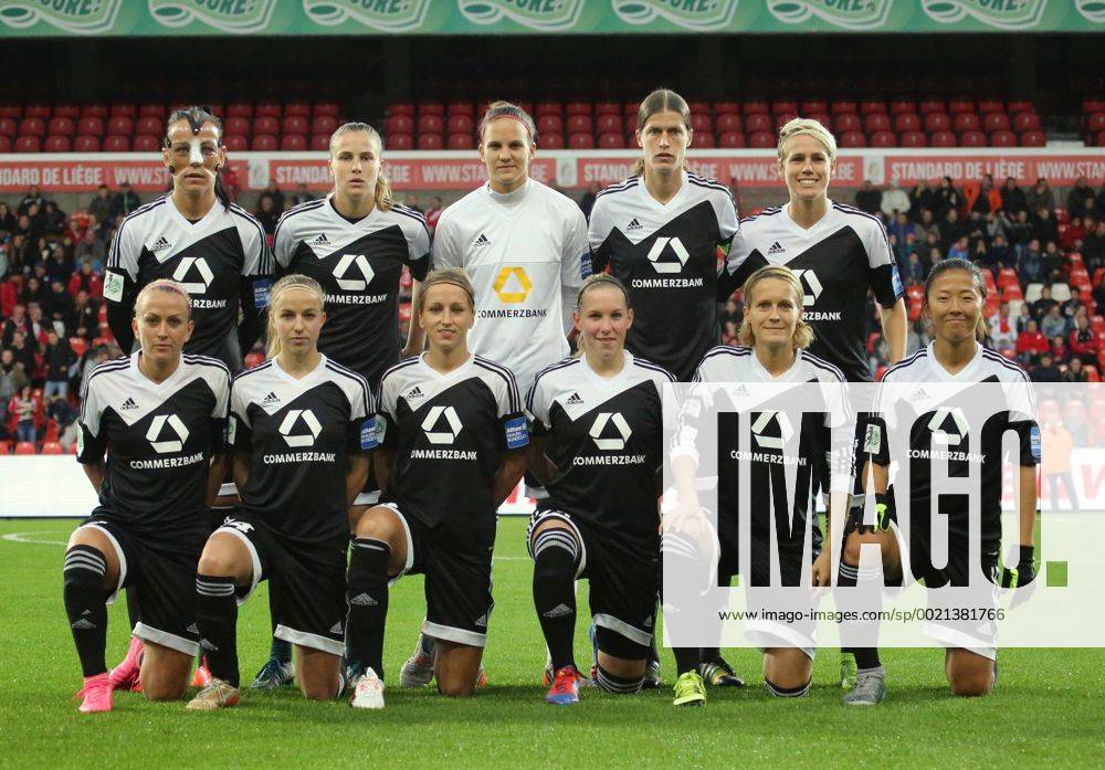 Belgien, Lüttich, Fussball, Frauenfussball, UWCL Uefa Women s Champions League Saison 2015 2016 1. FFC Frankfurt Mannschaftsbild