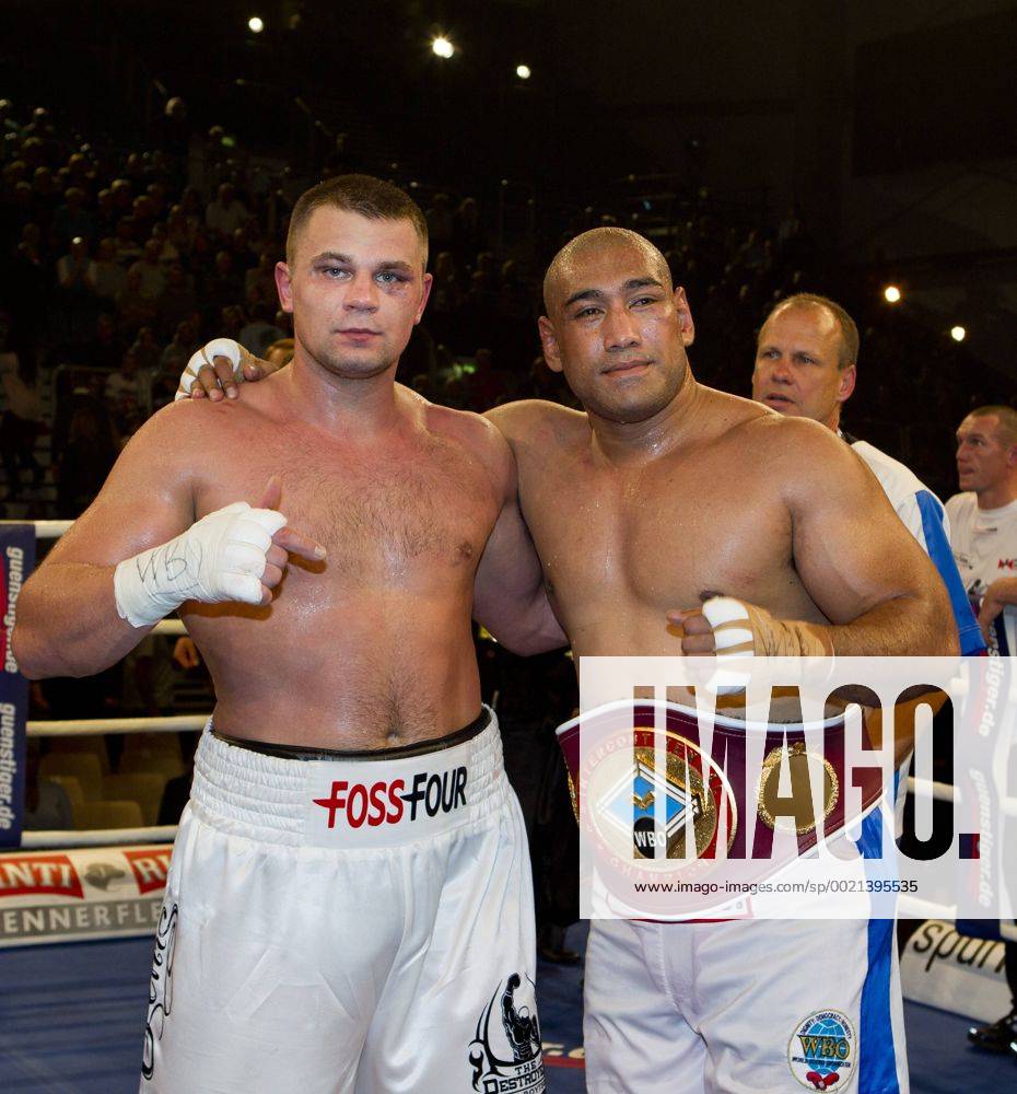 Leapai vs. Boytsov Bamberg Germany Boxen in Bamberg WBO Asia Pacific Meisterschaft im Schwergewicht Alex Leapai (Australien) vs. Denis Boytsov (Russland)