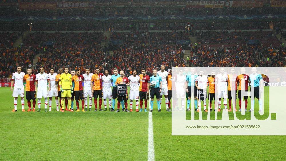 UEFA Champions League Group C football match between Galatasaray and Benfica at Turk Telekom Arena in Istanbul, Turkey, 21 October 2015. Pictured: ceremony before the match.
