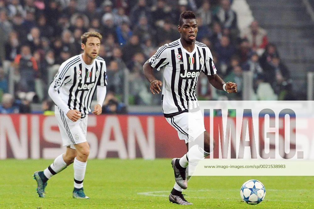 - UEFA Champions League 2015 2016 - Juventus Turin vs Borussia Mönchengladbach - paul pogba con claudio marchisio alle spalle - ZWEIx PhotoxPressx