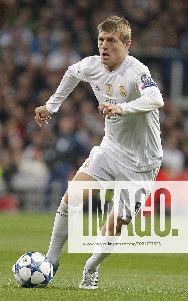Fußball, Champions League, Real Madrid - Paris St. Germain Partido de futbol entre el Real Madrid y el Paris Saint Germain de la Champions League 2015 2016, celebrado en el estadio Santiago Bernabeu, en Madrid 03 11 2015. Soccer match between Real Madrid and Paris Saint Germain of the 2015 2016 Champions League, held at the Santiago Bernabeu stadium, in Madrid 11 03 2015. Kroos
