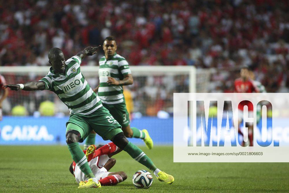 Aug. 31, 2014 - Lisbon, Portugal - Sporting«s defender Nabi Sarr in action during the Portuguese Liga football match SL Benfica vs Sporting CP at Luz stadium in Lisbon on August 31, 2014. NURPHOTO CARLOS COSTA FBL-LIGA-SPORTING-BENFICA - ZUMAn230