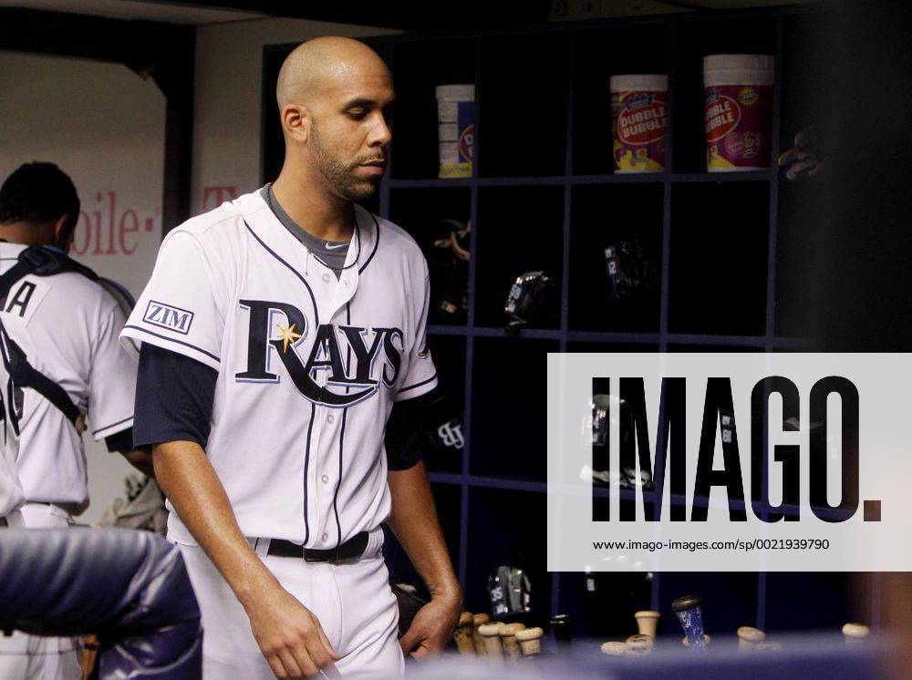 St. Petersburg, Florida, U.S. - DIRK SHADD Times .Tampa Bay Rays starting pitcher David Price (14) leaves the dug out after coming off the field for what went on to be the last time as a Tampa Bay Ray after the final out of the seventh inning against the Milwaukee Brewers at Tropicana Field in St. Petersburg, Wednesday afternoon (07 30 14). The Rays decided the long-term future was more important than the short-term, trading ace David Price to the Tigers in a three-team deal with Seattle. Florida News - July 30, 2014 - ZUMAs70_