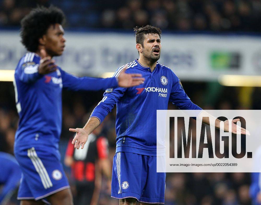 Chelsea s Diego Costa looks on dejected Barclays Premier League - Chelsea v AFC Bournemouth - Stamford Bridge - England - 5th December 2015 - Picture David Klein Sportimage .