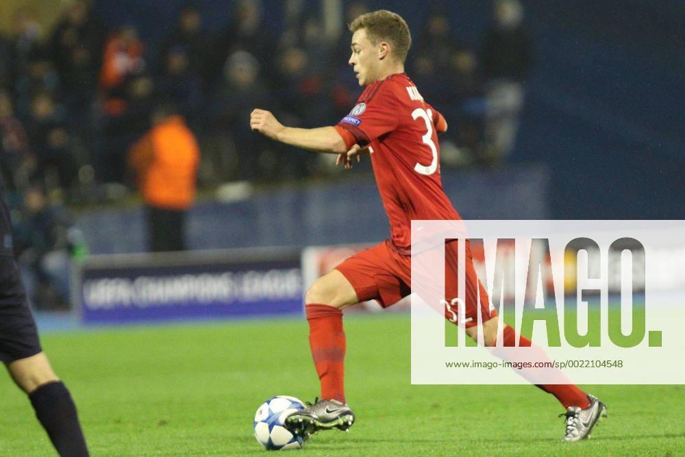 Zagreb, 09.12.2015., Stadion Maksimir, Champions League, group F, GNK Dinamo Zagreb (blue) 0-2 FC Bayern (red) Joshua KIMMICH (32)