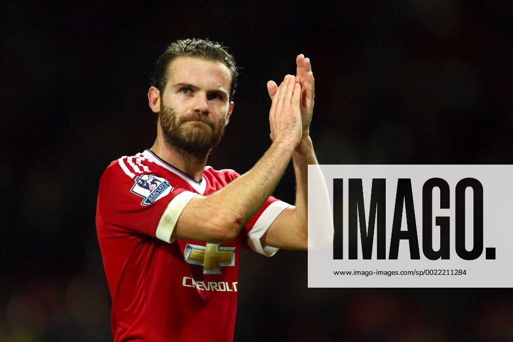 Juan Mata of Manchester United ManU applauds the fans - Manchester United vs Norwich City - Barclays Premier League - Old Trafford - Manchester - 19 12 2015 Pic Philip Oldham SportImage .
