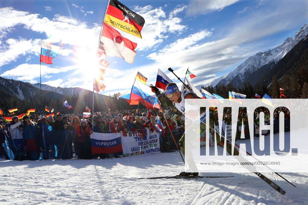Themen der Woche - - SPORT BIATHLON - IBU WC Antholz ANTHOLZ,ITALY,24.JAN.16 - BIATHLON - IBU World Cup, 4x7.5km relay, men. Image shows Erik Lesser (GER). GEPAxpictures xMathiasxMandl