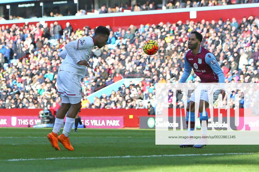 Daniel Sturridge of Liverpool scores the opening goal - Barclay s Premier League - Aston Villa vs Liverpool - Villa Park - Birmingham - 14 02 2016 Pic Philip Oldham SportImage .