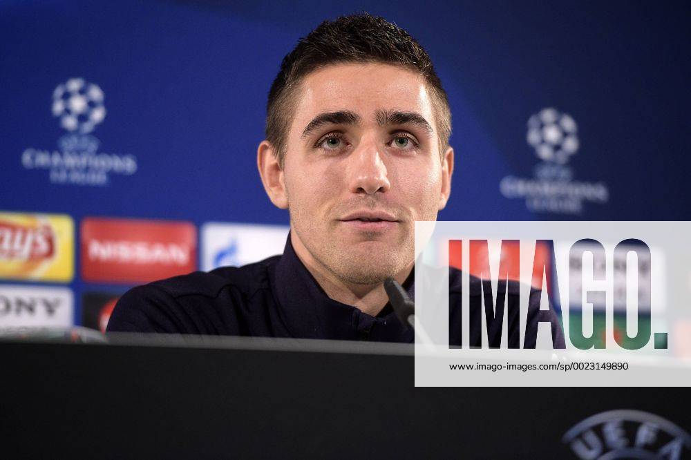 Wolfsburg s goalkeeper Koen Casteels pictured during a press conference PK Pressekonferenz of German first league soccer team VfL Wolfsburg, Monday 07 March 2016 in Wolfsburg, Germany. Wolfsburg is preparing for the return leg of the 1 8 finals of the UEFA Champions League competition against Belgian club KAA Gent Tomorrow. Wolfsburg won the first leg 2-3. YORICKxJANSENS x04806616x