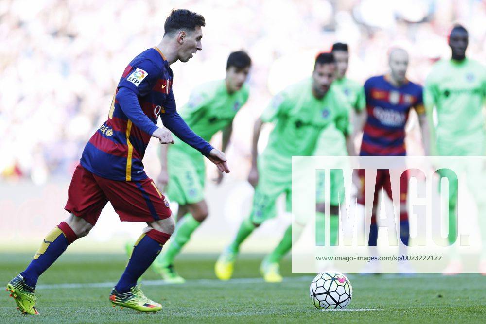 Lionel Messi (Barcelona), MARCH 12 2016 - Football Soccer : Spanish Primera Division Liga BBVA match between FC Barcelona Barca 6-0 Getafe at Camp Nou stadium in Barcelona, Spain. NoxThirdxPartyxSales (oqma_BCNGTF_006)