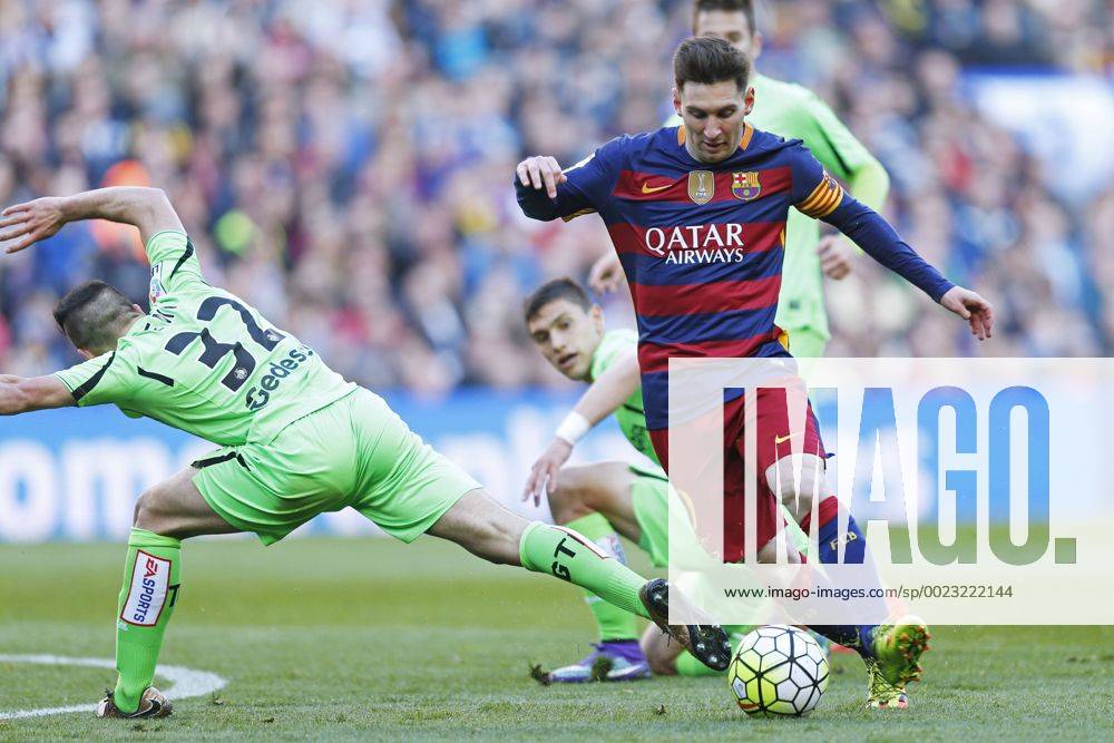 Lionel Messi (Barcelona), MARCH 12 2016 - Football Soccer : Spanish Primera Division Liga BBVA match between FC Barcelona Barca 6-0 Getafe at Camp Nou stadium in Barcelona, Spain. NoxThirdxPartyxSales (oqma_BCNGTF_031)