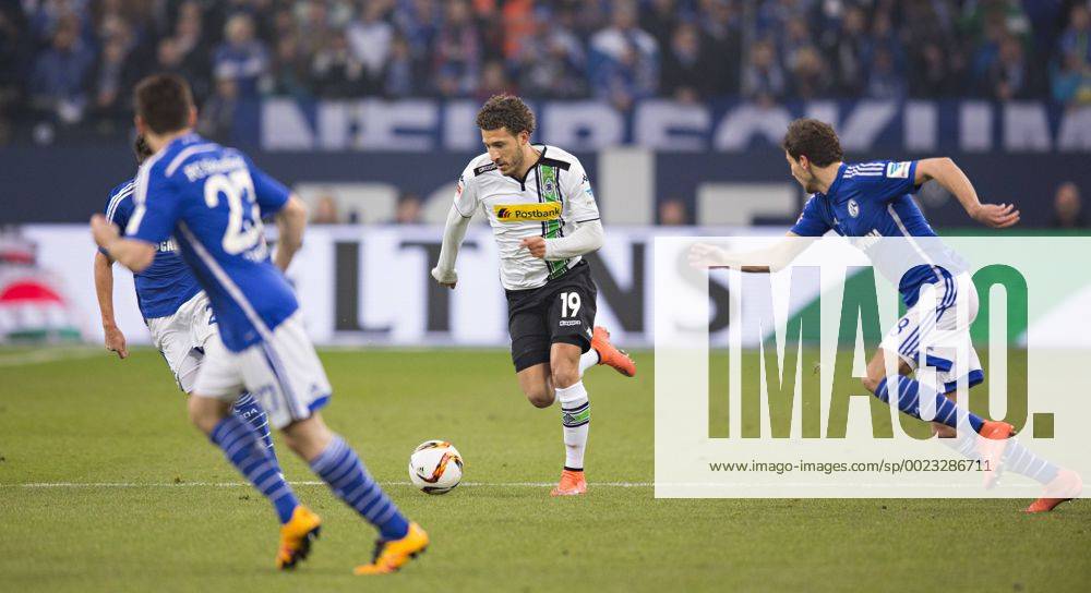 Gelsenkirchen, 18.03.2016, Veltins Arena, Fußball Fabian Johnson (BMG) FC Schalke 04 - Borussia Mönchengladbach