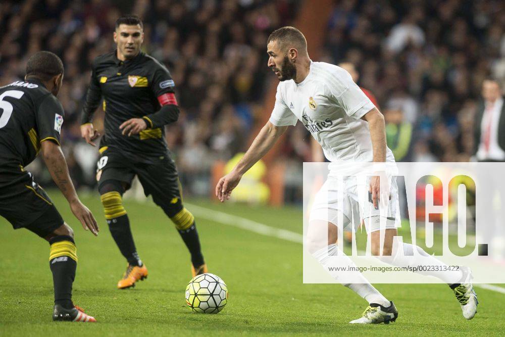 Real Madrid s Karim Benzema during La Liga match. March 20,2016. (20160320104)
