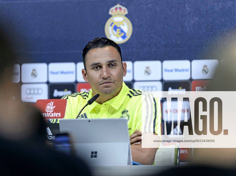 Real Madrid - press conference PK Pressekonferenz of Keylor Navas. GxSOUTOx