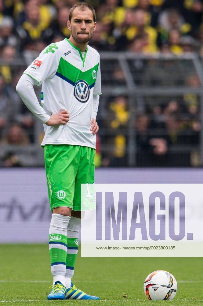 Bas Dost of VFL Wolfsburg during the Bundesliga match between Borussia Dortmund and VfL Wolfsburg on April 30, 2016 at the Signal Idun Park stadium in Dortmund, Germany. Borussia Dortmund v VfL Wolfsburg Bundesliga 2015 2016 GerritxvanxKeulenxIVx 5398993