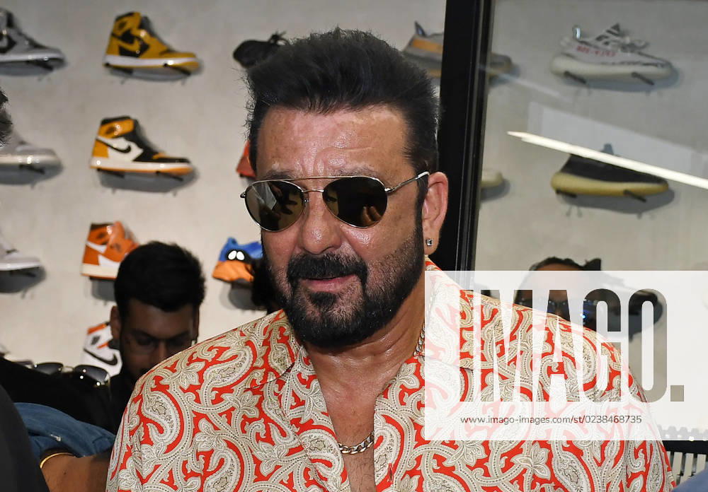Bollywood actor Sanjay Dutt is seen during the launch of sneakers and streetwear brand store in Mumbai. Mumbai India - ZUMAs197 20230304_zaa_s197_157