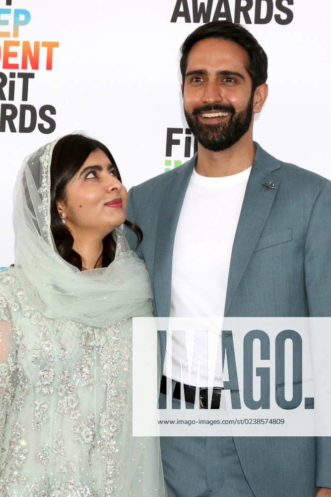 LOS ANGELES - MAR 4: Malala Yousafzai, Asser Malik at the 2023 Film Independent Spirit Awards at the Tent on the Beach on March 4, 2023 in Santa Monica, CA Santa Monica USA - ZUMAb170 20230304_zap_b170_113