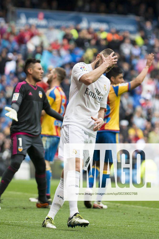 Real Madrid s Karim Benzema during La Liga match. May 08,2016. (20160508068)