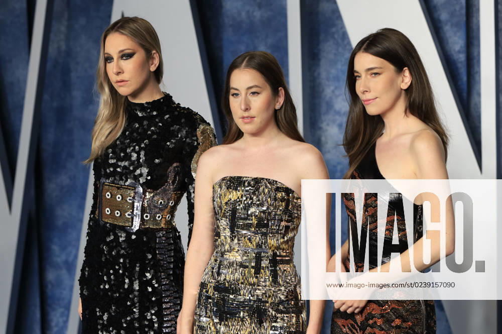 Este Haim, Alana Haim und Danielle Haim bei der Vanity Fair Oscar Party 2023 anlässlich der 95. Oscar-Verleihung im Wallis Annenberg Center for the Performing Arts. Beverly Hills